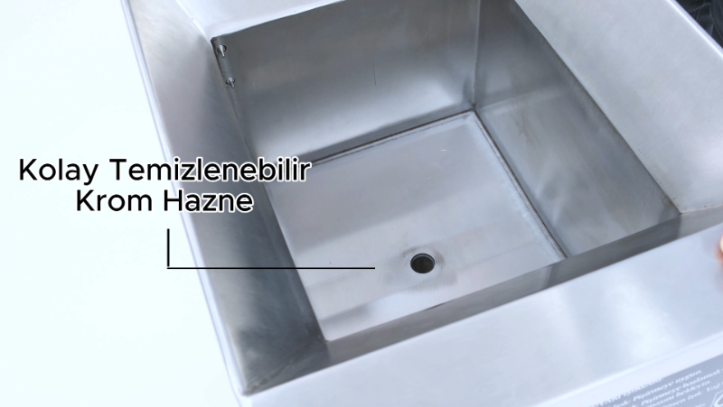 Kolay Temizlenebilir Krom Hazne